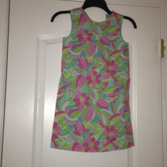 REVERSIBLE Dress Flamingos and Island flowers - Picture 4 of 9